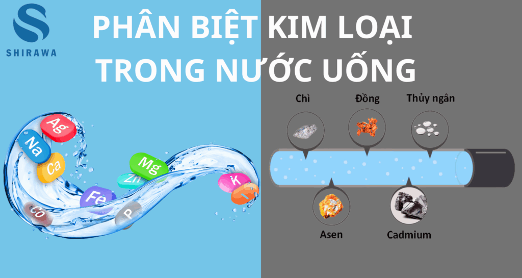 cẩn thận kim loại nặng trong nước uống- cách phân biệt