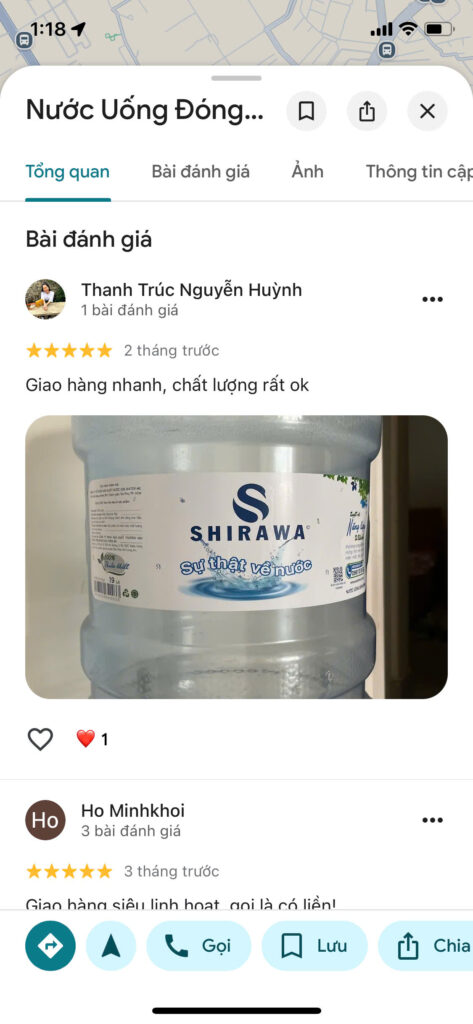 bang gia nuoc suoi binh 19L tai chung cu ho hoc lam