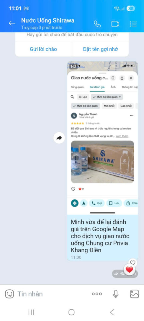 đánnh giá google maps privia khang điền gửi shirawa
