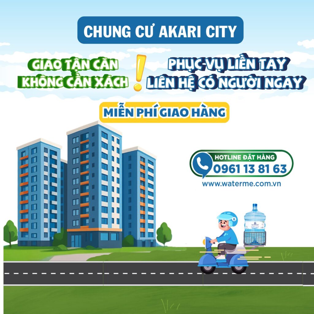 Nước suối bình akari