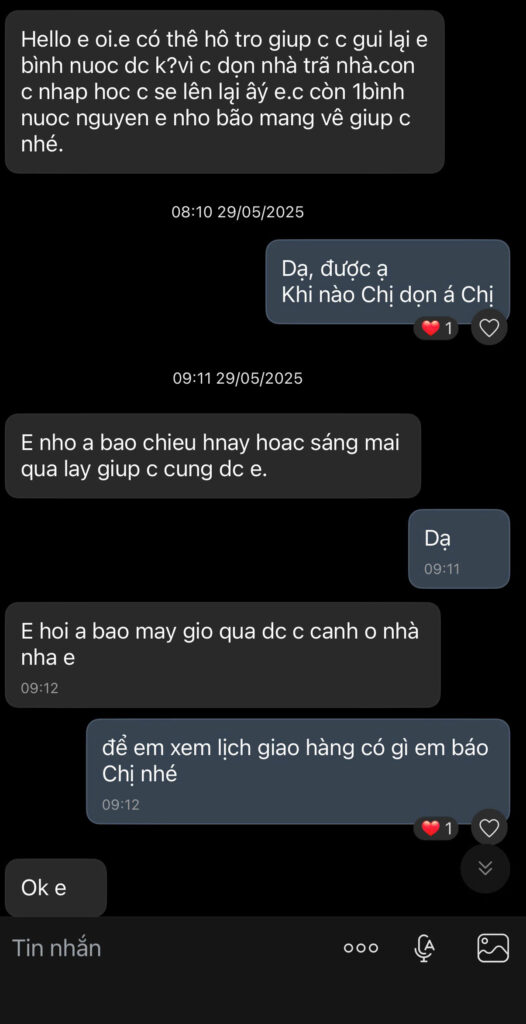 Hẹn ngày giờ thu vỏ hoàn cọc