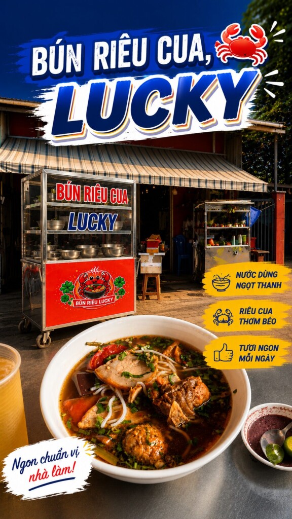 bún riêu canh bún lucky