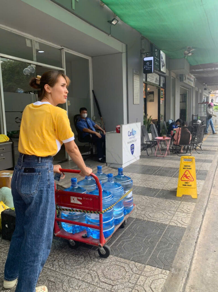 Giao nước Shirawa khu vực Tân Bình