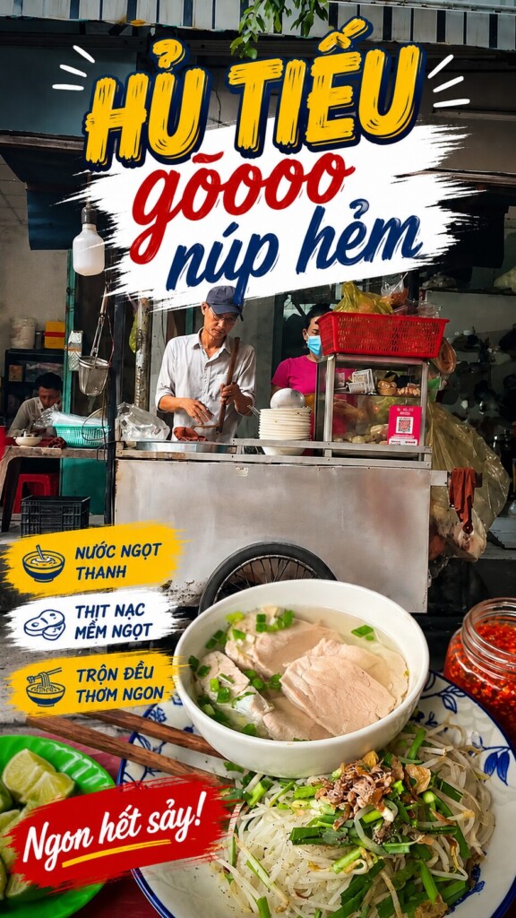 hủ tiếu gõ núp hẻm