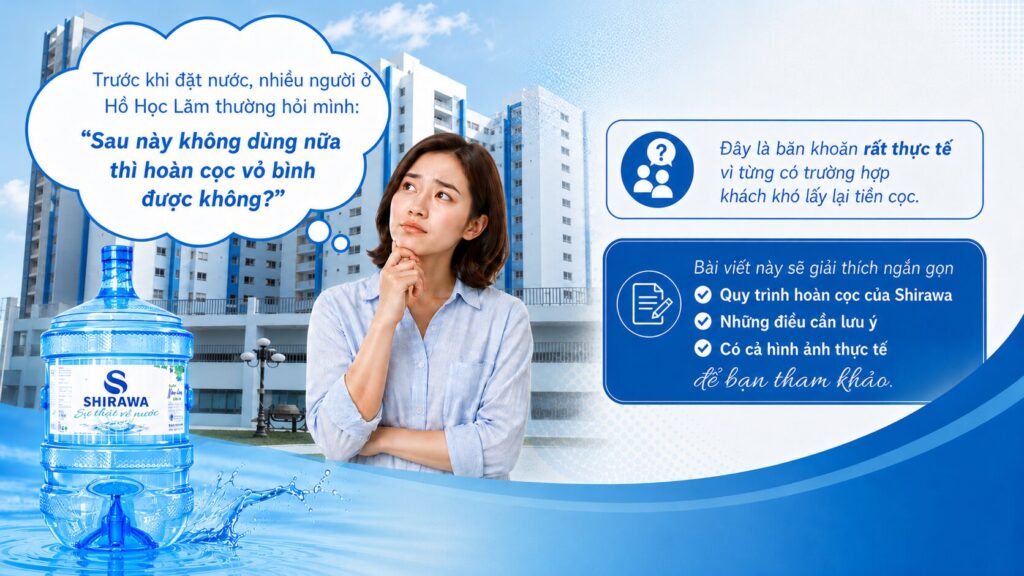 Hoàn cọc vỏ nước hồ học lãm