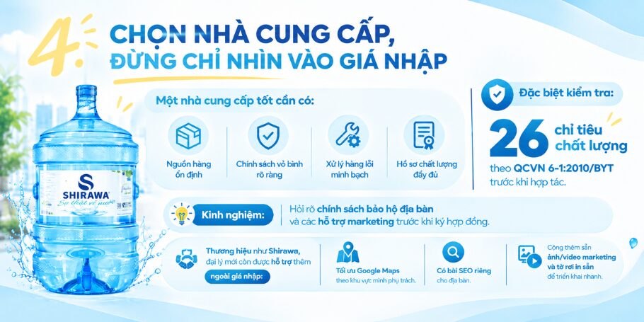 Chọn nhà cung cấp đừng nhìn giá nhập
