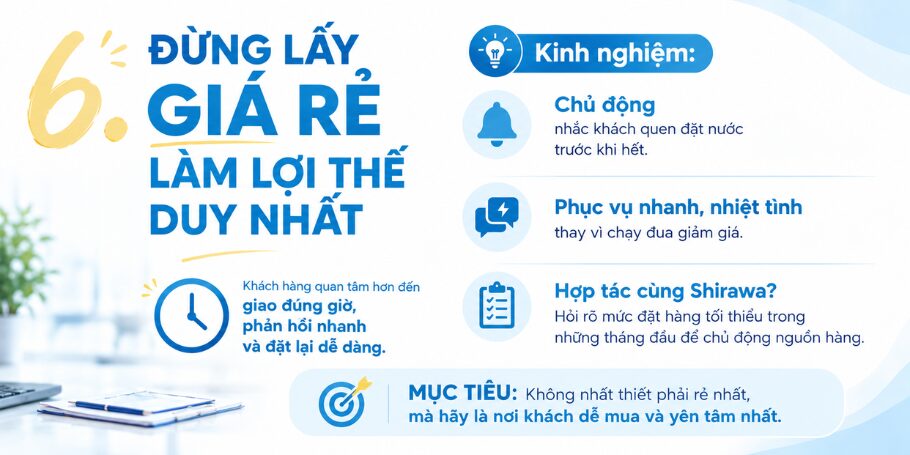 Đừng lấy giá rẻ làm lợi thế duy nhất